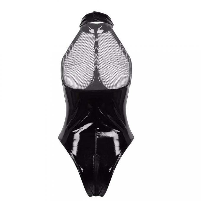 Mesh Lingerie Sex Babydoll Erotic di cuoio sexy erotico Teddy Corset Zipper Sexy Lingerie