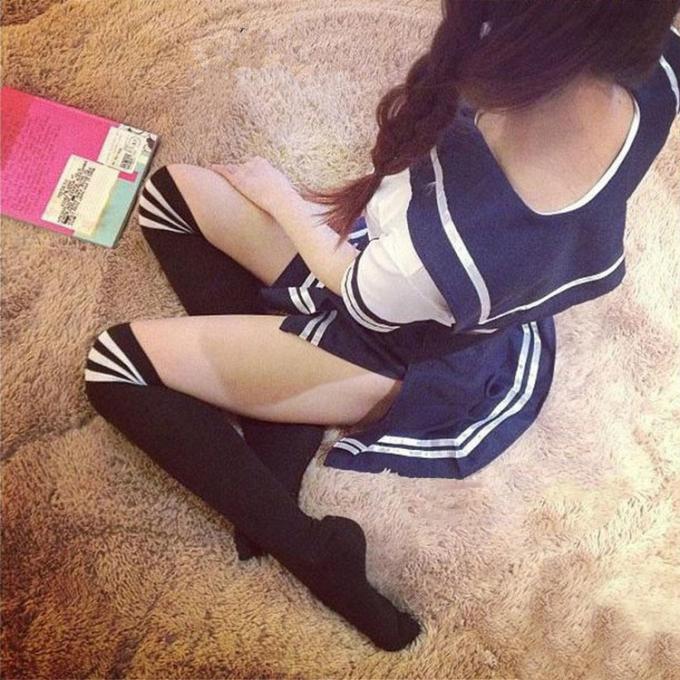 Il ′ europeo ed americano s delle donne uniforma la scuola che di cosplay la ragazza uniforma la biancheria sexy della ragazza spaccata della scuola