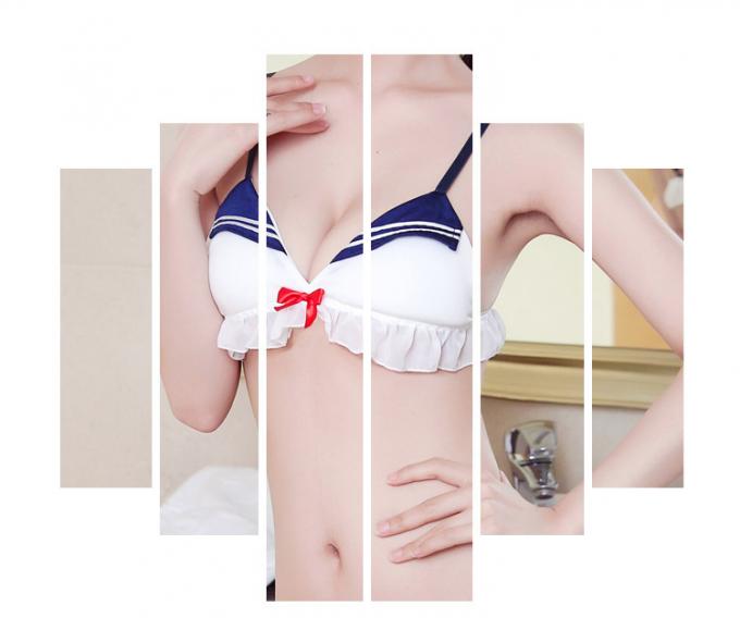Biancheria sexy di Three-Ppoint del vestito della biancheria erotica calda della bamboletta