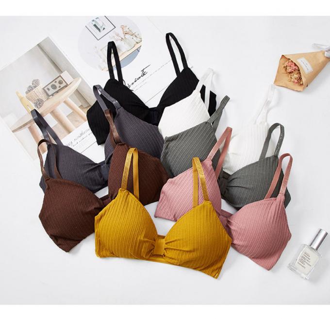 Biancheria respirabile e smontabile comoda della biancheria intima del cotone, di schiuma del cuscinetto di sport del reggiseno