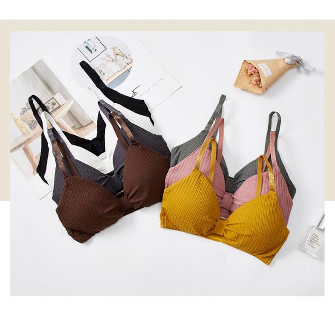 Biancheria respirabile e smontabile comoda della biancheria intima del cotone, di schiuma del cuscinetto di sport del reggiseno