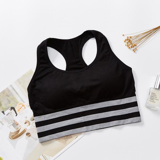 Biancheria respirabile e smontabile comoda della biancheria intima del cotone, di schiuma del cuscinetto di sport del reggiseno