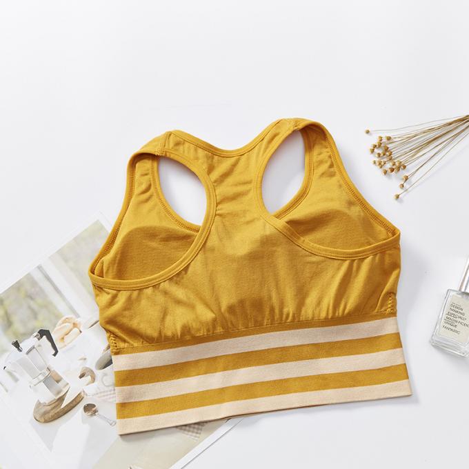 Biancheria respirabile e smontabile comoda della biancheria intima del cotone, di schiuma del cuscinetto di sport del reggiseno