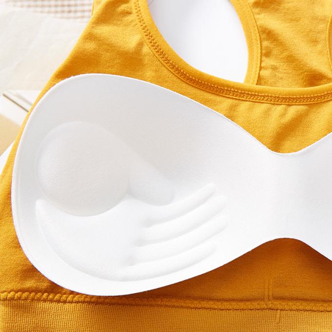 Biancheria respirabile e smontabile comoda della biancheria intima del cotone, di schiuma del cuscinetto di sport del reggiseno