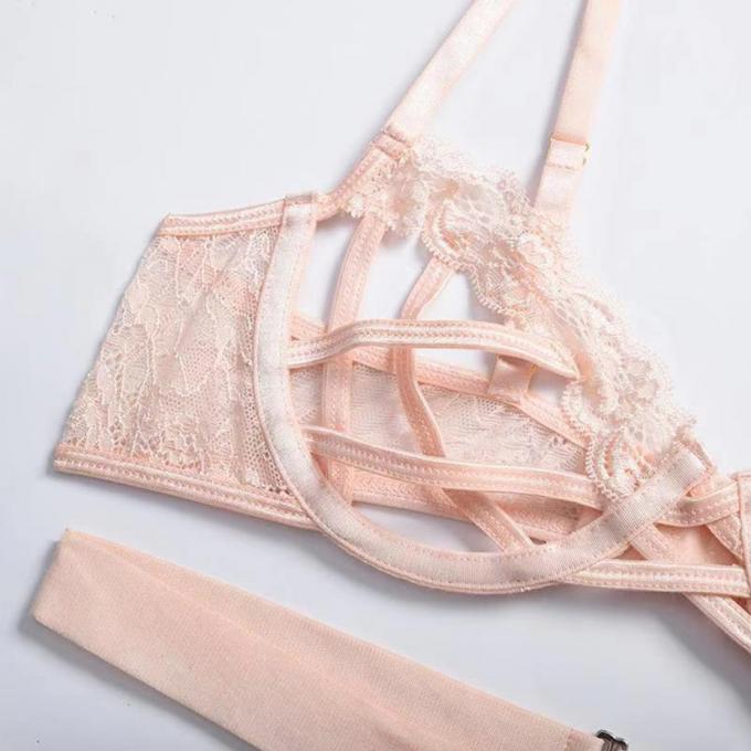 I reggiseni e le mutandine sexy hanno messo la cavità che della biancheria intima le mutandine sexy hanno messo l'abbigliamento del corpo per la biancheria del sesso