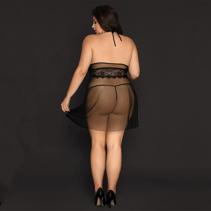 Dei nuovi pigiami del pizzo della biancheria delle donne grande Leepcoat gonna sexy di sonno del ′ S