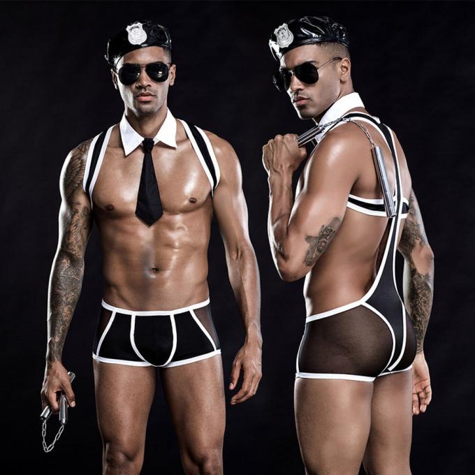 Il dottore sexy Erotic Costumes dell'amante degli uomini del ′ s della fantasia seducente calda della biancheria per il maschio con tutti gli accessori 9813
