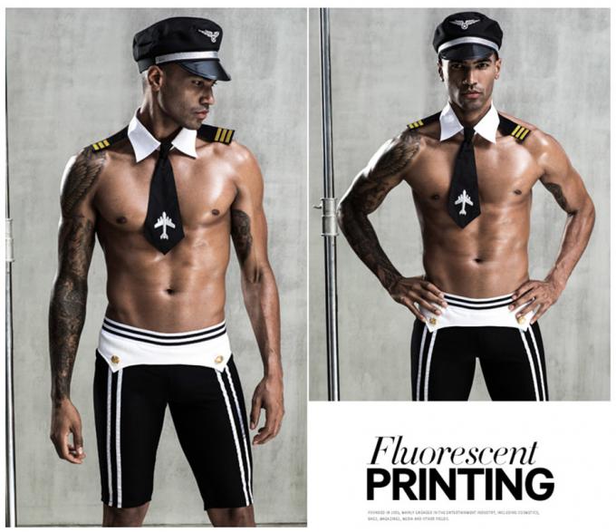 La biancheria uniforme sexy di cosplay della biancheria intima degli uomini di pornografia ha messo i costumi erotici caldi