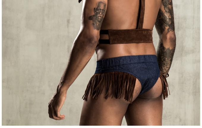 Il cosplay occidentale di Style Sexy Man del cowboy della maglia sexy della biancheria del ′ s degli uomini porta una biancheria intima del cappello