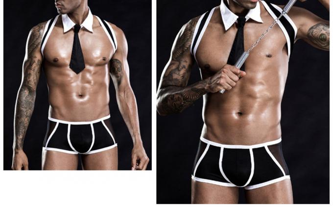 Biancheria intima uniforme sexy della tuta di cosplay dell'insieme della biancheria del ′ s degli uomini