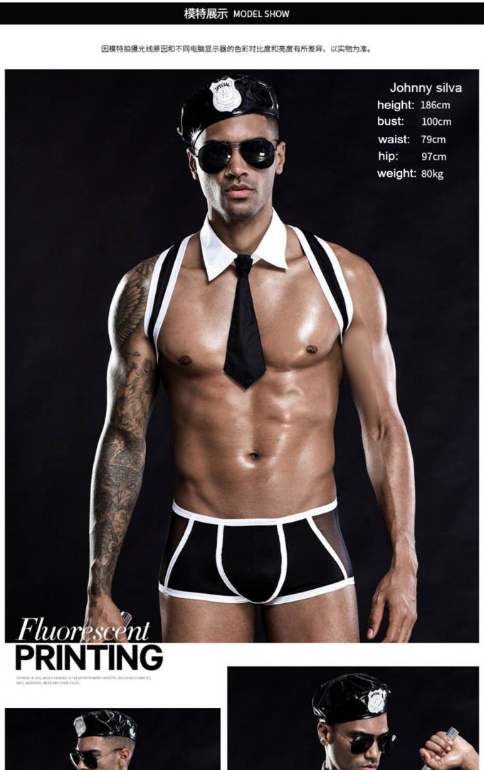 Biancheria intima uniforme sexy della tuta di cosplay dell'insieme della biancheria del ′ s degli uomini