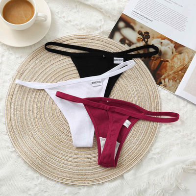 La biancheria intima sexy respirabile 50kg 60kg T sexy del cotone ansima signora Thongs delle donne