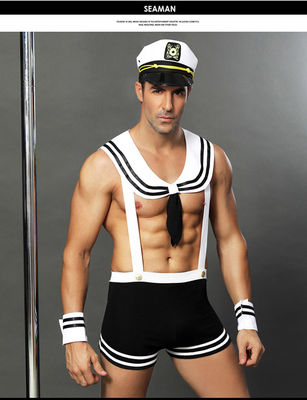 Marinaio sexy Uniform Cosplay del busto 87cm della vita 82cm della biancheria degli uomini di XXL