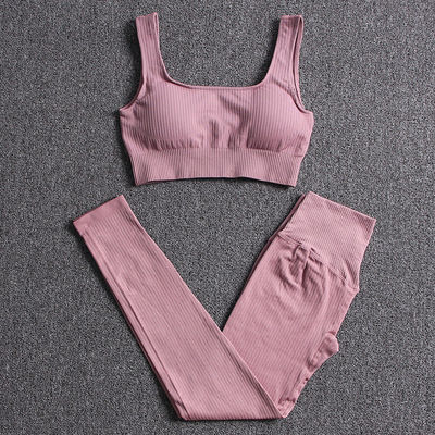 Abbigliamento senza cuciture di forma fisica di PCS del vestito 3 di yoga di sport dell'elastam dei reggiseni dell'alta palestra femminile della vita