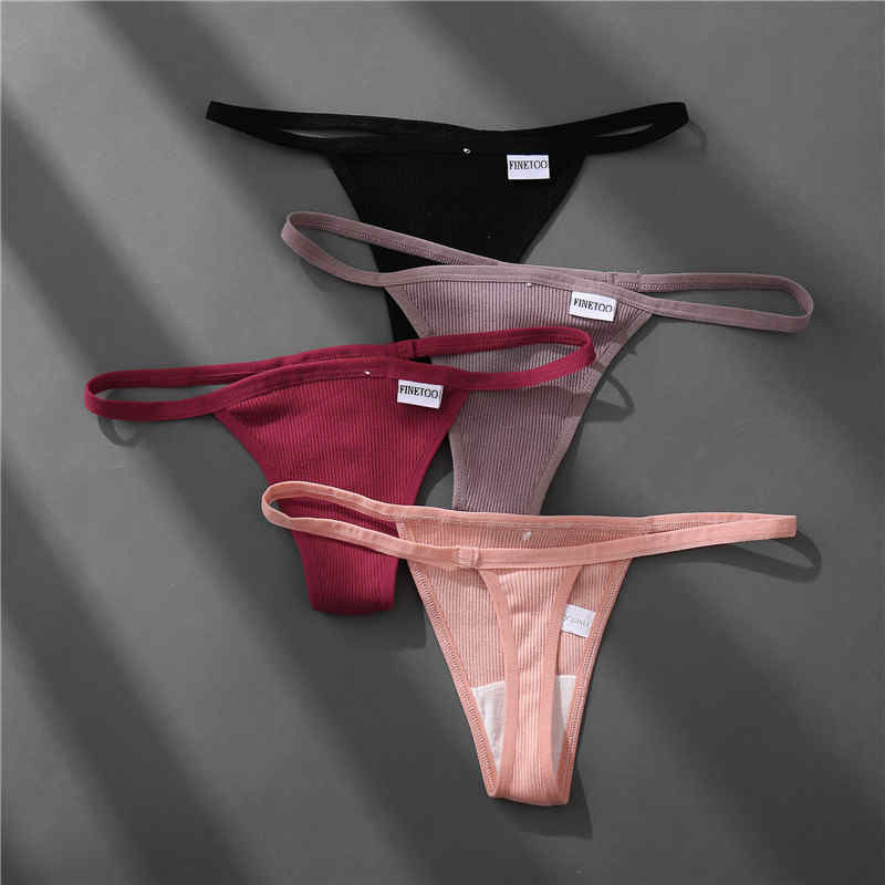 La biancheria intima sexy respirabile 50kg 60kg T sexy del cotone ansima signora Thongs delle donne