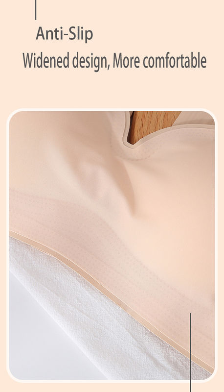 La pianura comoda delle donne del reggiseno senza cuciture di nylon di sport ha tinto la chiusura posteriore del lattice