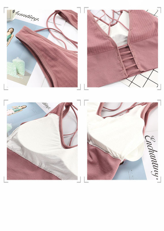 Bella biancheria intima posteriore del pizzo del nero di dimensione m. 50kg 70kg di Xxl del reggiseno di sport del pizzo