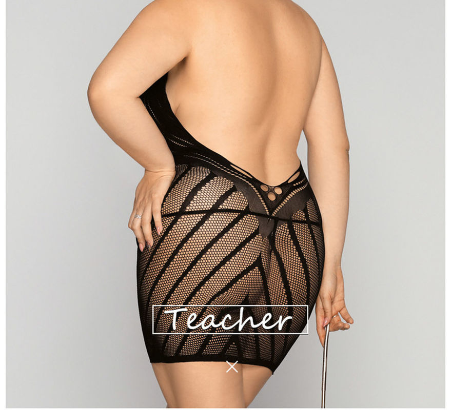 La biancheria sexy M-XXL di cosplay della vita di School 95cm dell'insegnante merletta la tuta di un pezzo