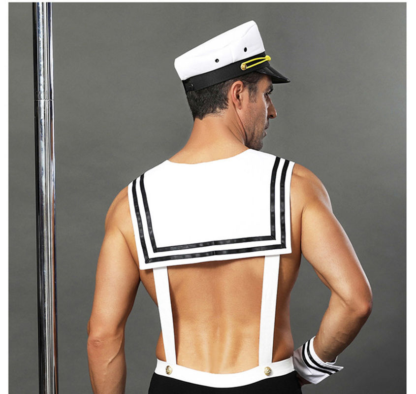 Marinaio sexy Uniform Cosplay del busto 87cm della vita 82cm della biancheria degli uomini di XXL