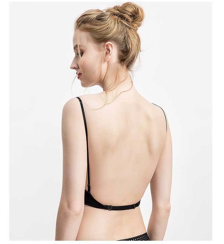 Bellezza posteriore a forma di U della biancheria intima del reggiseno dei reggiseni sexy senza spalline delle donne della capezza XXXL delle signore