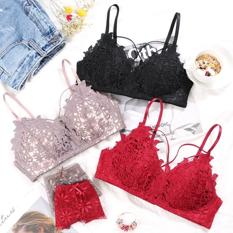 Il reggiseno sexy antistatico Penty ha fissato le tecniche tinte normali solide della biancheria intima di seta