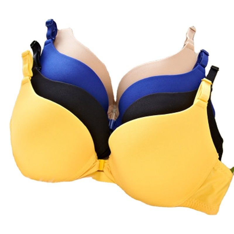 La pianura sexy di nylon dei reggiseni delle donne del cotone 32a 38A ha tinto Front Closure Bra Full Cup