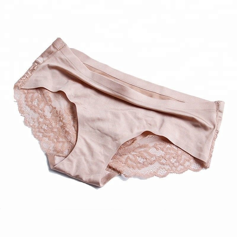 Seta tricottata senza cuciture sexy del ghiaccio delle mutandine della biancheria intima delle signore del pizzo della canapa