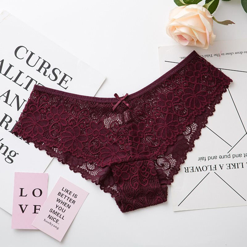 I riassunti respirabili della biancheria intima della canapa di XL delle mutandine di un pezzo di nylon del reggiseno merlettano vuoto