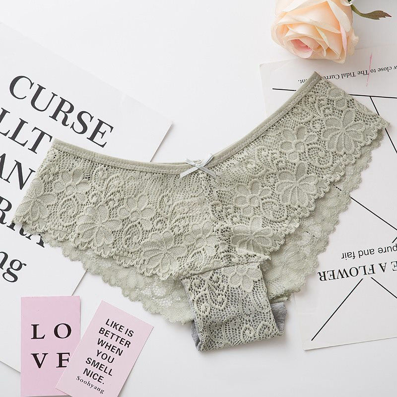 I riassunti respirabili della biancheria intima della canapa di XL delle mutandine di un pezzo di nylon del reggiseno merlettano vuoto