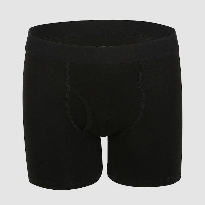 I riassunti di bambù del pugile dell'elastam del cotone della fibra mette la biancheria intima in cortocircuito del rayon XS-2XL degli uomini