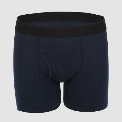 I riassunti di bambù del pugile dell'elastam del cotone della fibra mette la biancheria intima in cortocircuito del rayon XS-2XL degli uomini