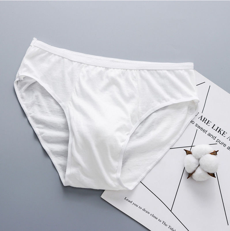 Riassunti pettinati dell'elastam del cotone del triangolo del bikini della biancheria intima degli uomini del cotone della cintura