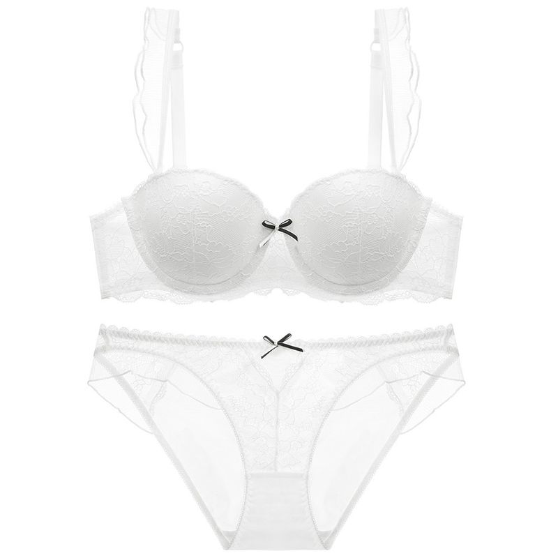 le signore trasparenti ultra sottili bianche Underwired del reggiseno XXXL di 80B 85C 90B 90C non hanno riempito i reggiseni